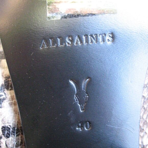 All Saints Lenora  womens Leather Boots Booties 9 9.5 - Picture 9 of 11